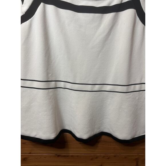 White House Black Market Colorblock Square Neck Womens Top XL - Picture 4 of 10